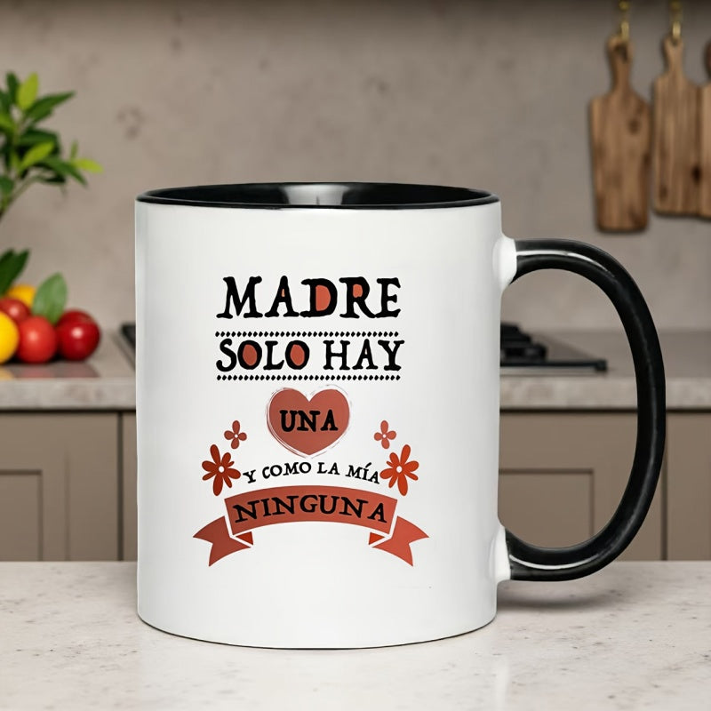 Tailorly Black Accent 11 oz Mug - mother and none like mine