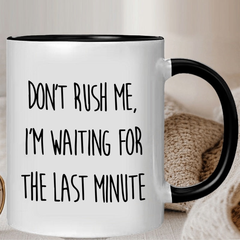 Tailorly Black Accent 11 oz Mug - inspirational quote