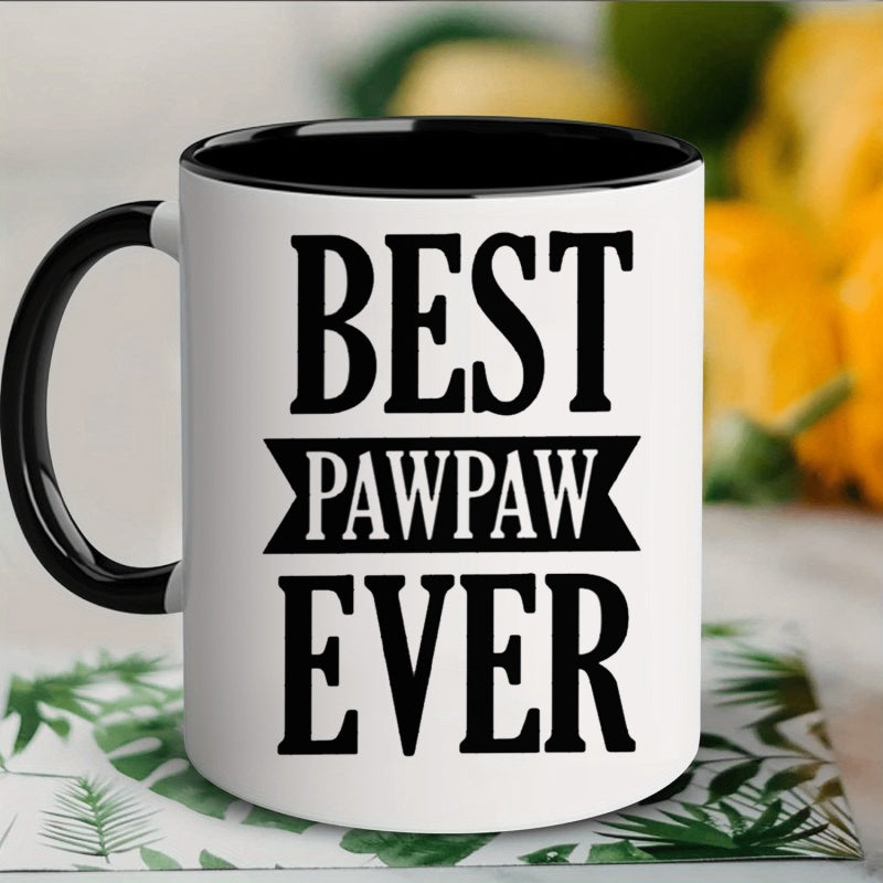 Tailorly Black Accent 11 oz Mug - black text safe for dishwasher christmas fathers day