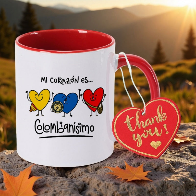 Tailorly Black Accent 11 oz Mug - colombqnisimo themed print