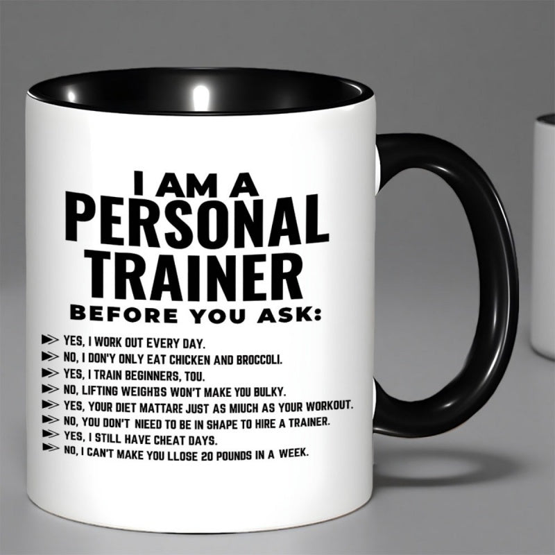 Tailorly Black Accent 11 oz Mug - funny motivational design