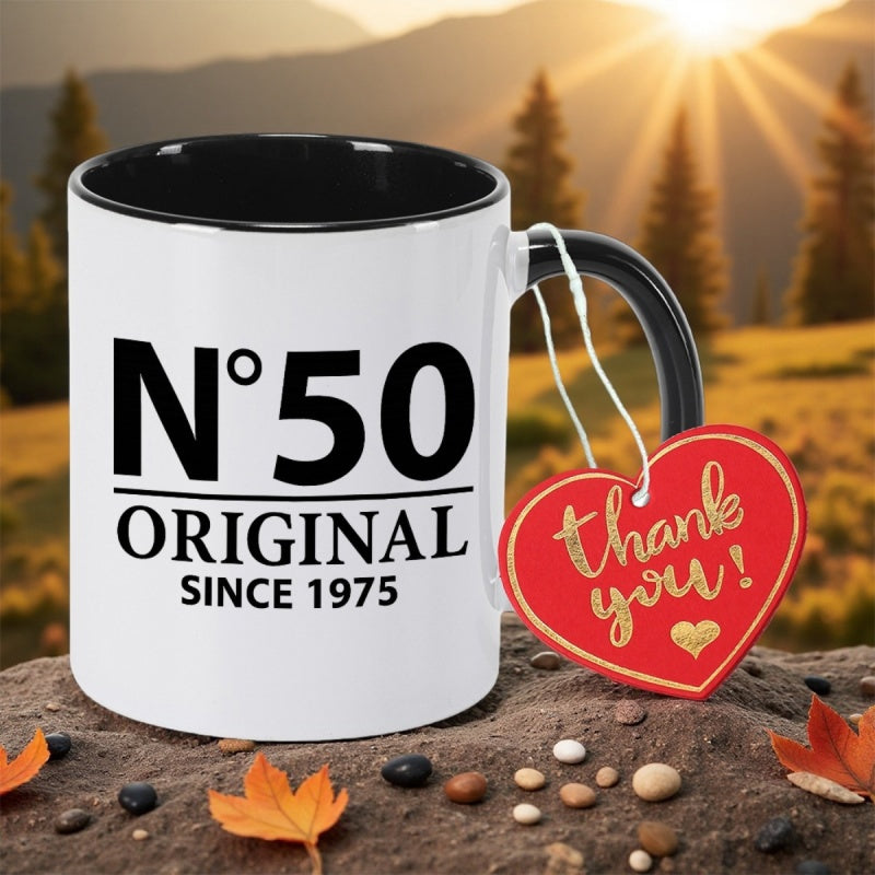 Tailorly Black Accent 11 oz Mug - grandpa