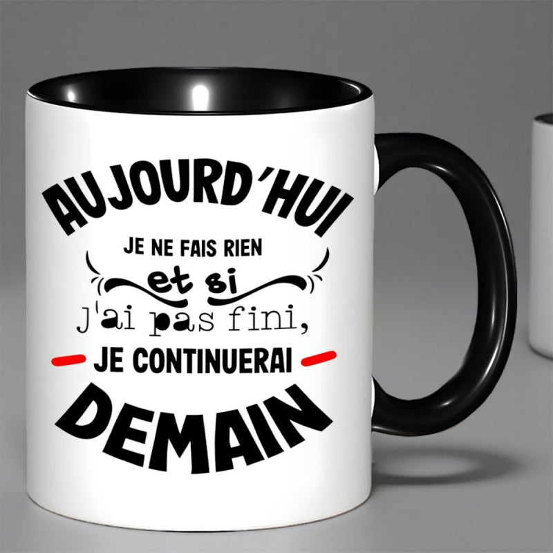 Tailorly Black Accent 11 oz Mug - single unit today