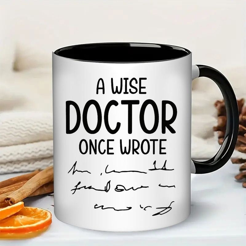Tailorly Black Accent 11 oz Mug - humorous quote