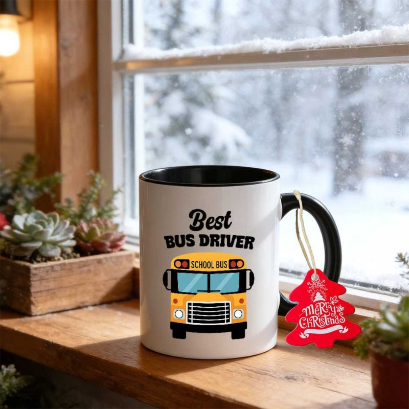 Tailorly Black Accent 11 oz Mug - 11oz mug 1pc with a 350ml capacity a ceramic coffee mug that serves as a accessory for coffee bars a token of