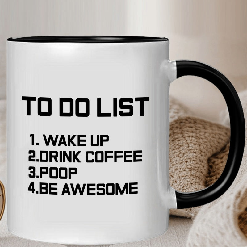Tailorly Black Accent 11 oz Mug - motivational quote