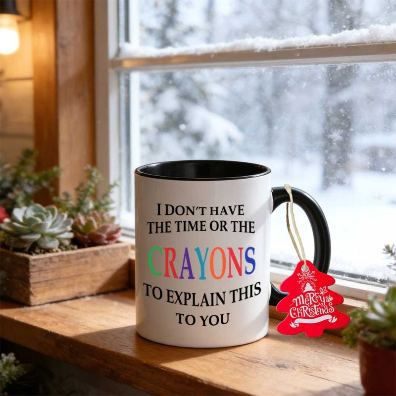 Tailorly Black Accent 11 oz Mug - single mug with an 11oz capacity 350ml drinks easy to for moments features a and sassy design with a sarcastic