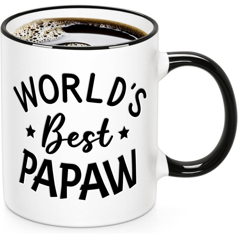 Tailorly Black Accent 11 oz Mug - christmas gift grandpa mug birthday fathers day for 11oz_0698705bfd4d4290be86d2c6190175c6