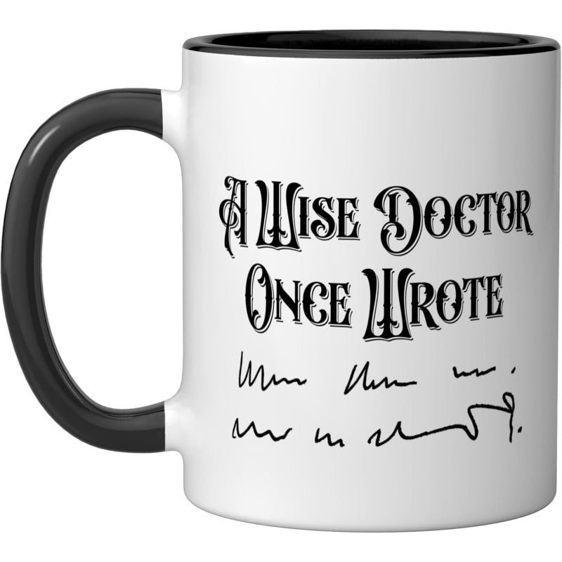 Tailorly Black Accent 11 oz Mug - funny handwriting
