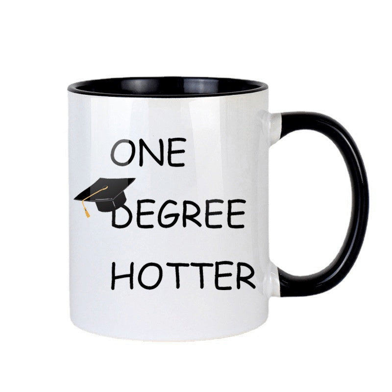 Tailorly Black Accent 11 oz Mug - ceramic mug large capacity ceramic coffee cup perfect as a gift heat resistant suitable for home and office