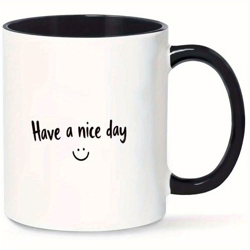 Tailorly Black Accent 11 oz Mug - day face