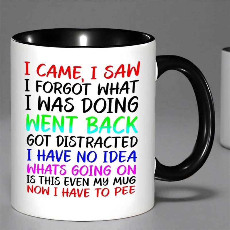 Tailorly Black Accent 11 oz Mug - i i saw i forgot this