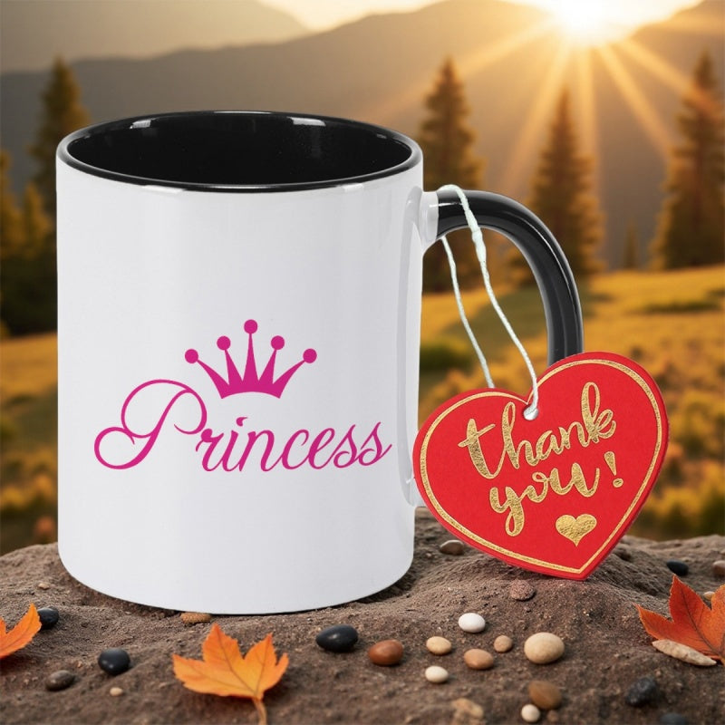 Tailorly Black Accent 11 oz Mug - this themed ceramic coffee mug features a minimalist daily use a capacity of 11oz 350ml it a great holiday