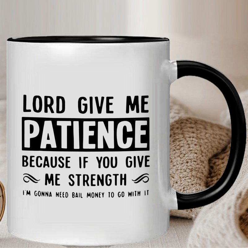 Tailorly Black Accent 11 oz Mug - inspirational quote