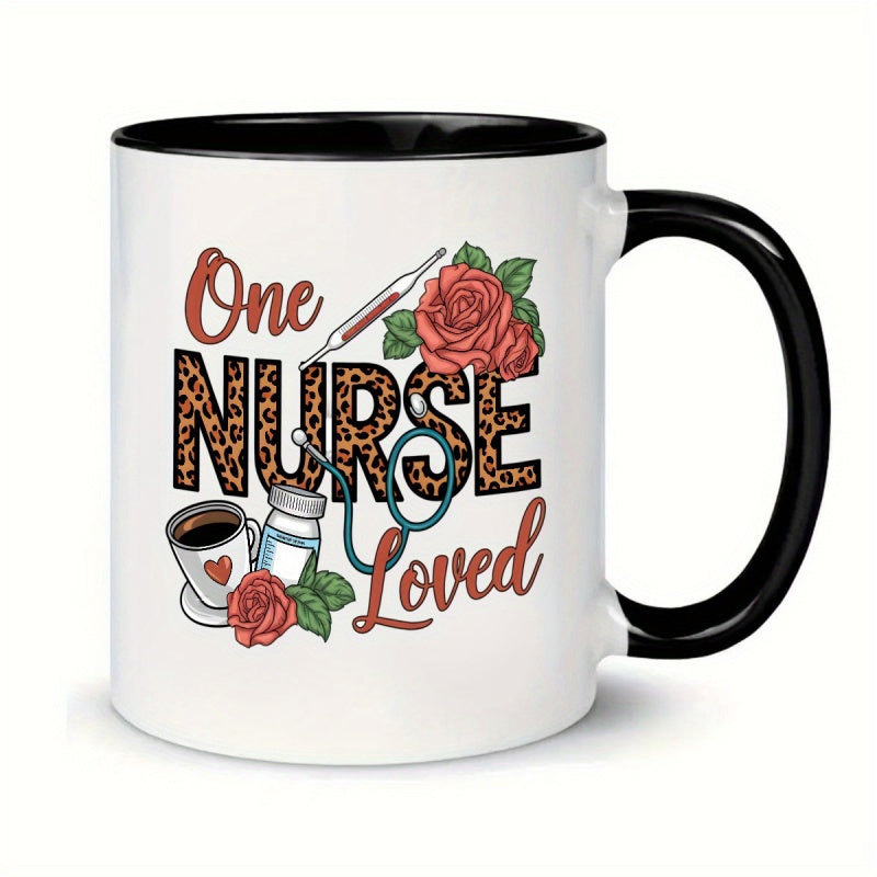 Tailorly Black Accent 11 oz Mug - one nurse design