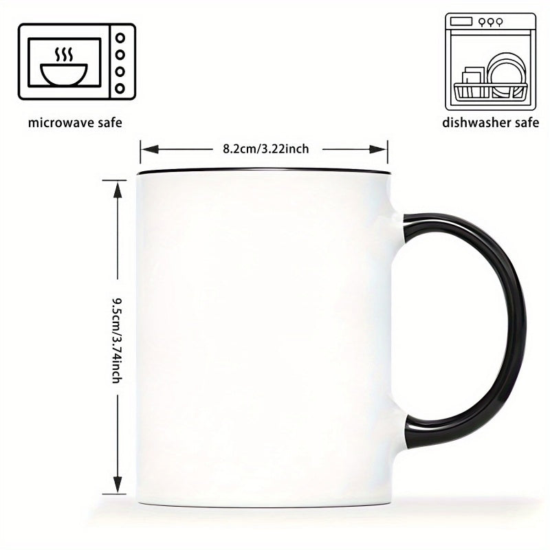 Tailorly Black Accent 11 oz Mug - funny sayings