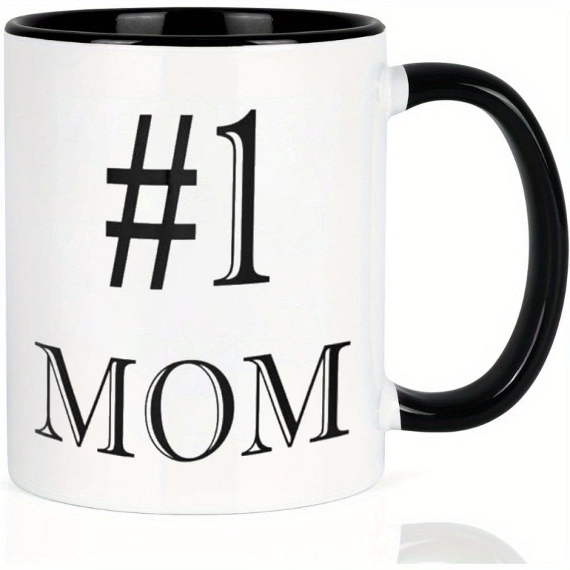 Tailorly Black Accent 11 oz Mug - letter print