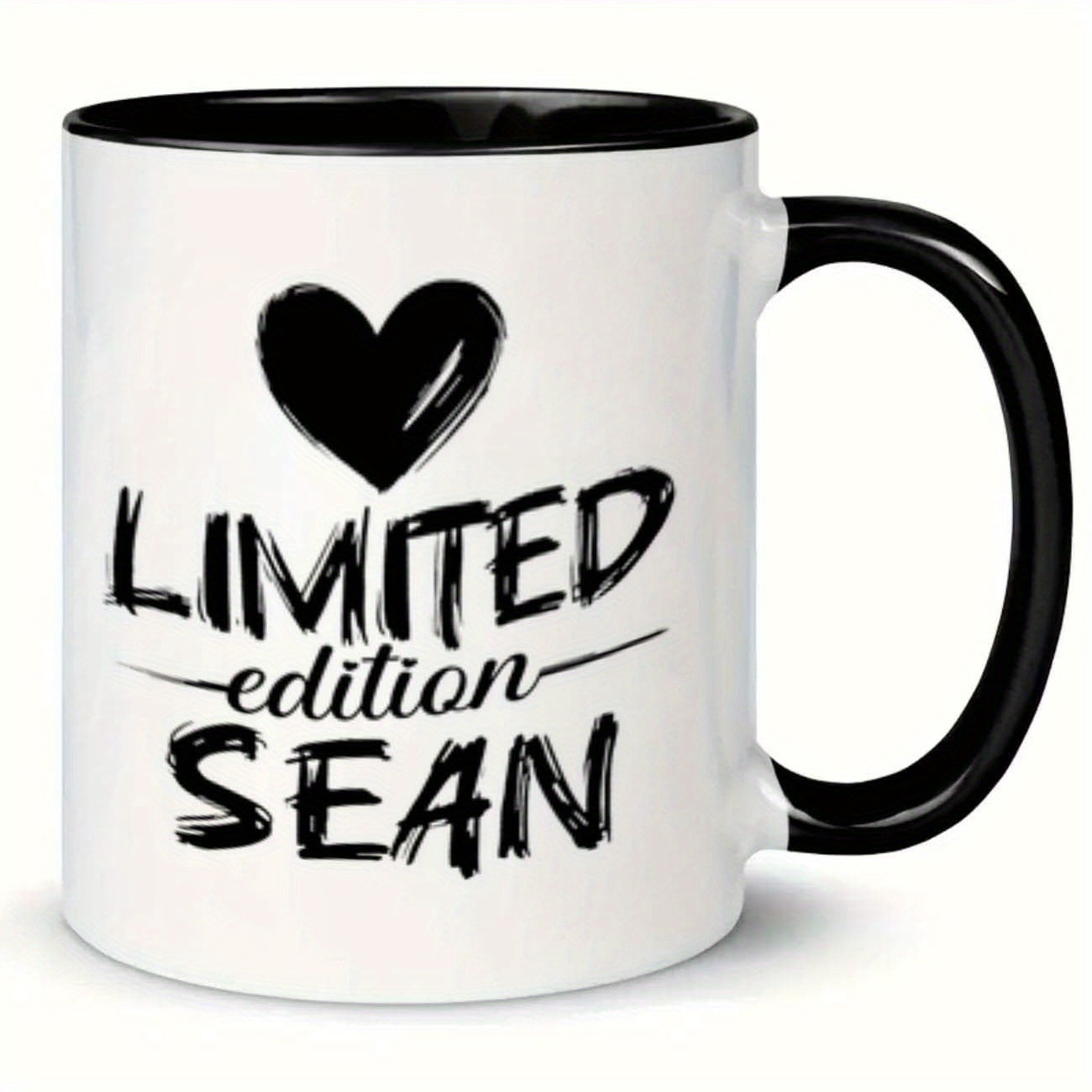 Tailorly Black Accent 11 oz Mug - heart