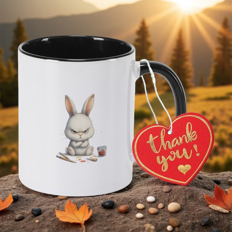 Tailorly Black Accent 11 oz Mug - cute