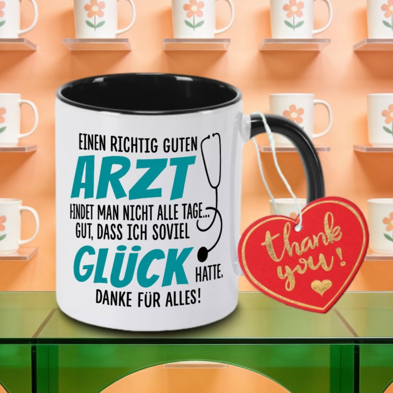 Tailorly Black Accent 11 oz Mug - a single piece of a thoughtful gift for a featuring a on a ceramic coffee mug this reusable cup is perfect for home