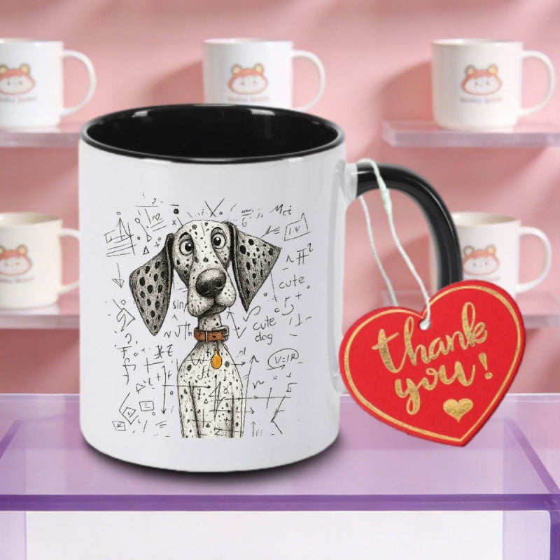 Tailorly Black Accent 11 oz Mug - doodle