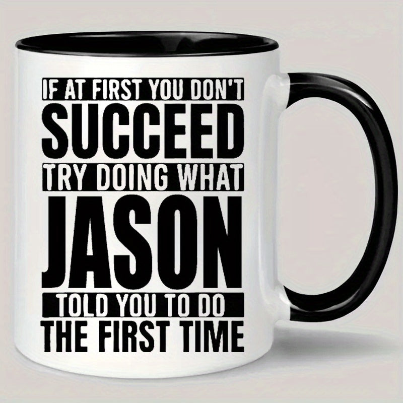 Tailorly Black Accent 11 oz Mug - elegant name