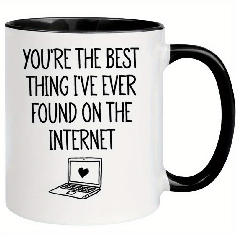 Tailorly Black Accent 11 oz Mug - youre the best thing ive ever