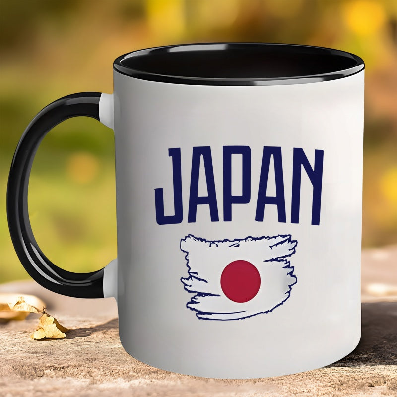 Tailorly Black Accent 11 oz Mug - big Japanese character