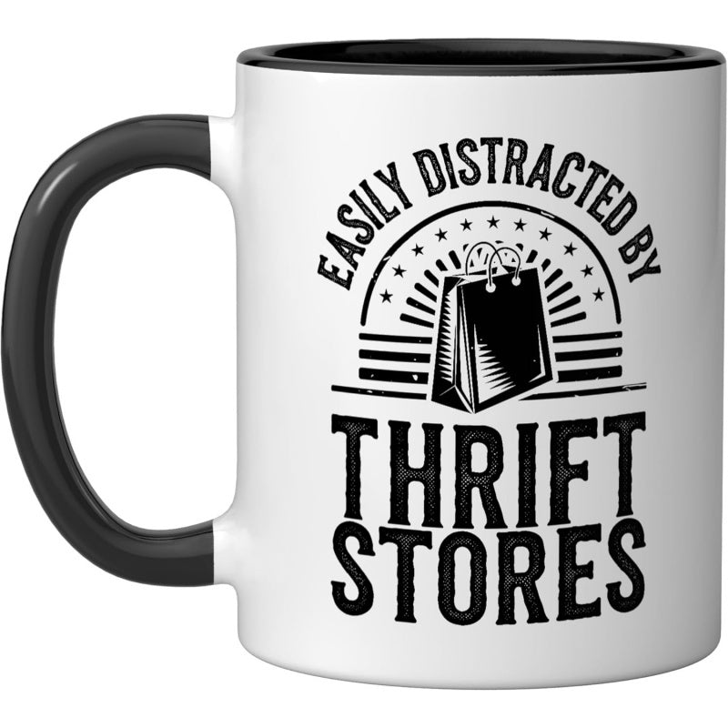Tailorly Black Accent 11 oz Mug - funny text
