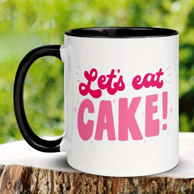 Tailorly Black Accent 11 oz Mug - happy birthday thanksgiving halloween christmas text
