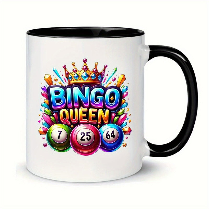 Tailorly Black Accent 11 oz Mug - colorful ball design