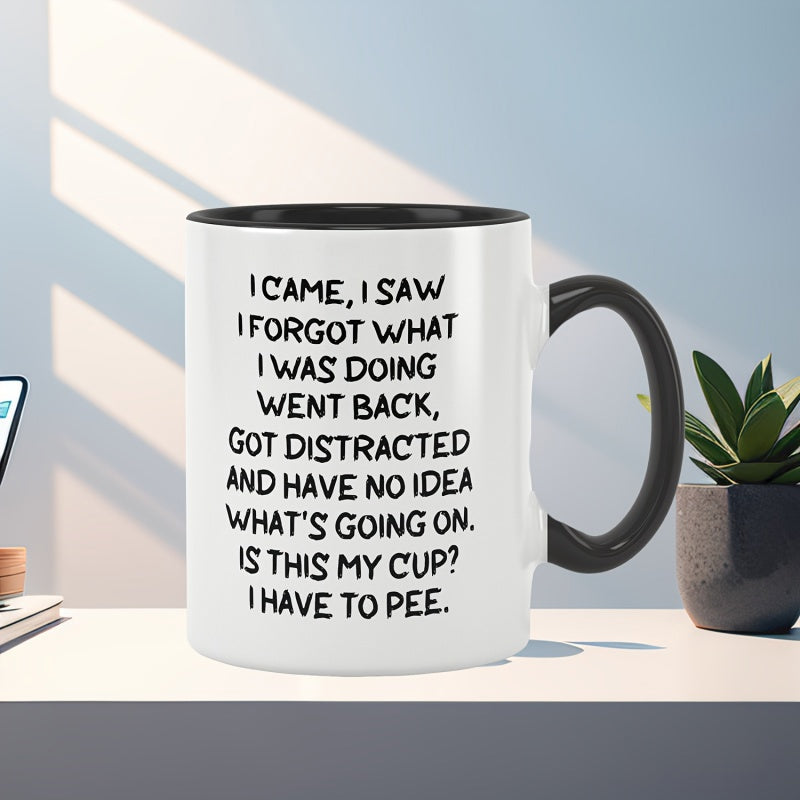 Tailorly Black Accent 11 oz Mug - gifts for elderly women men elderly gifts funny mug for the elderly senior gifts old people gifts christmas birthday