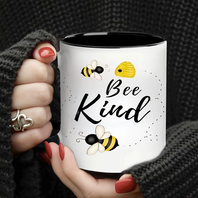 Tailorly Black Accent 11 oz Mug - 1pc coffee mug ceramic coffee cups water cups drinkware birthday gifts holiday gifts cute coffee mug coffee bar