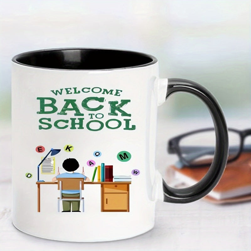 Tailorly Black Accent 11 oz Mug - welcome back to school theme for teachers