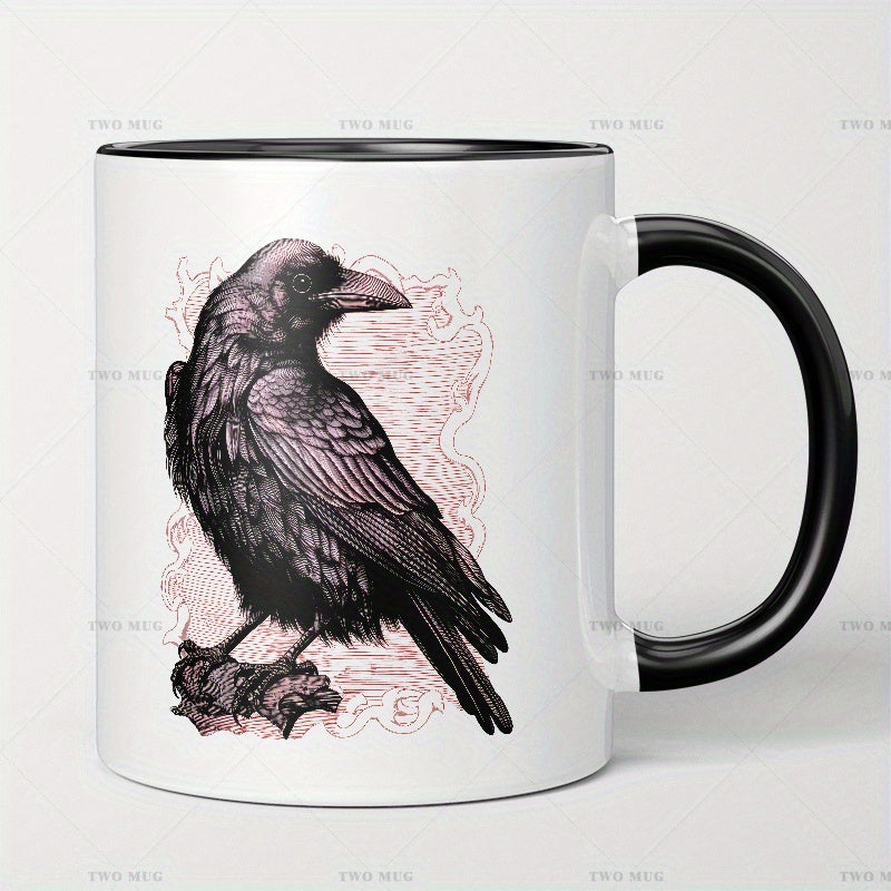 Tailorly Black Accent 11 oz Mug - on a branch