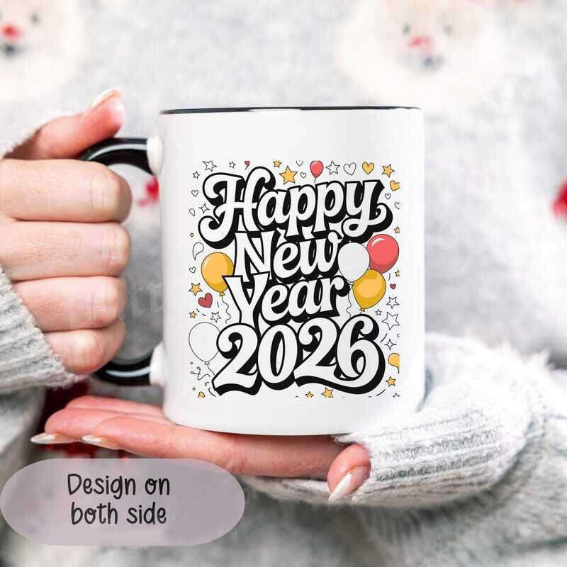 Tailorly Black Accent 11 oz Mug - 2026 ceramic mug white handle options 11oz 15oz new year gift_244b9444e94f4d86ab103dcc71b1a0cc