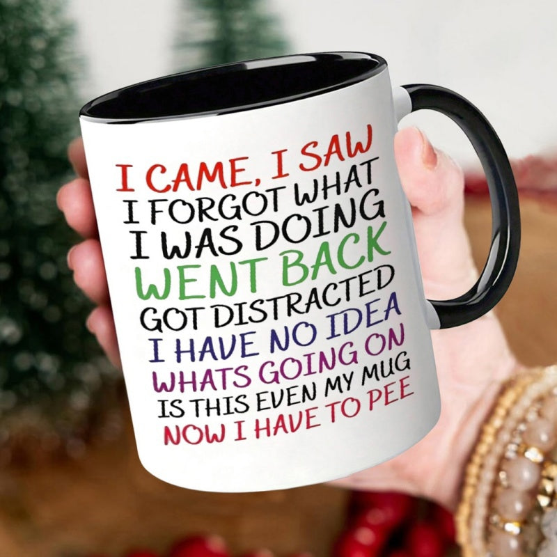 Tailorly Black Accent 11 oz Mug - humorous quote