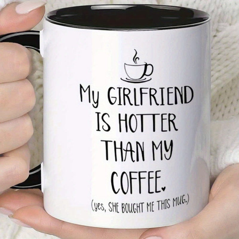 Tailorly Black Accent 11 oz Mug - novelty girlfriend text