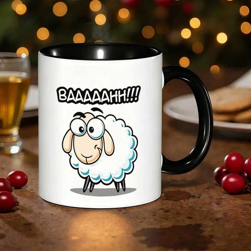 Tailorly Black Accent 11 oz Mug - novelty
