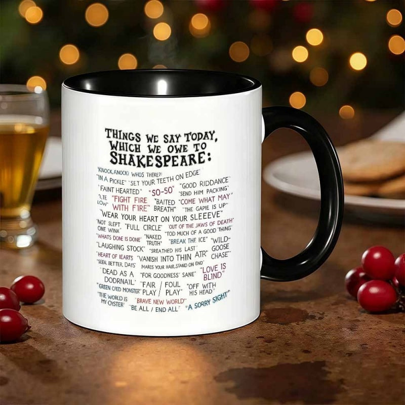 Tailorly Black Accent 11 oz Mug - novelty quote