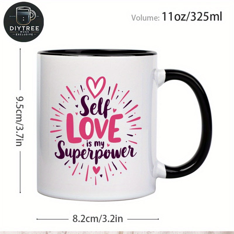 Tailorly Black Accent 11 oz Mug - soul coffee cup double sided purpose quotes passion