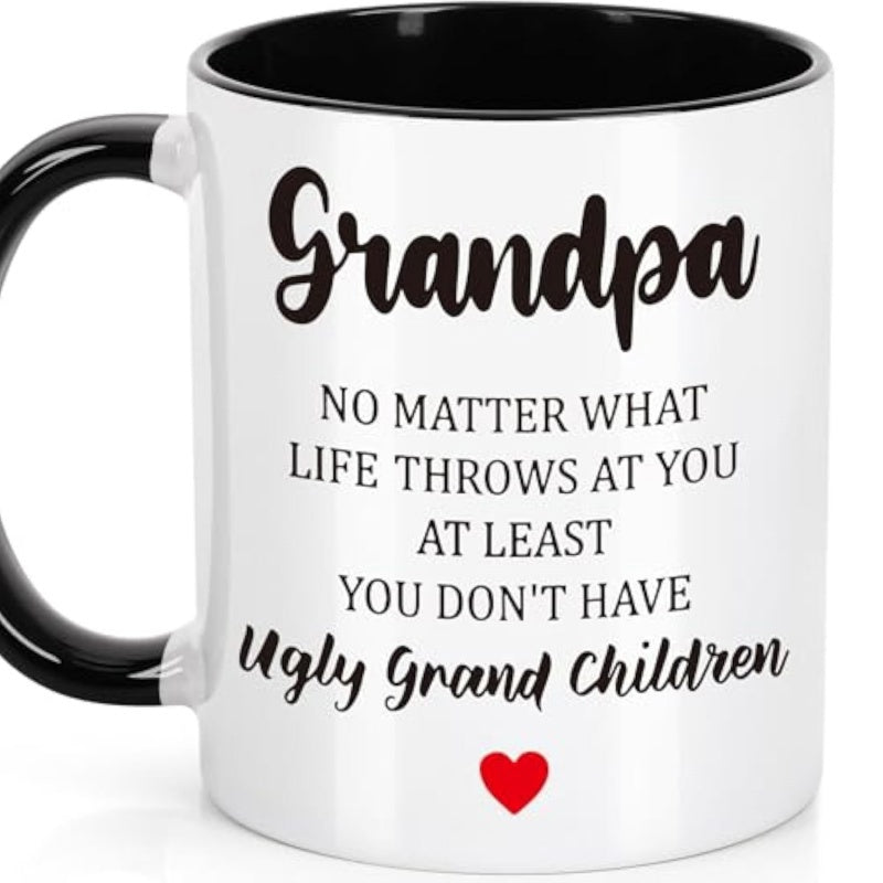 Tailorly Black Accent 11 oz Mug - funny message