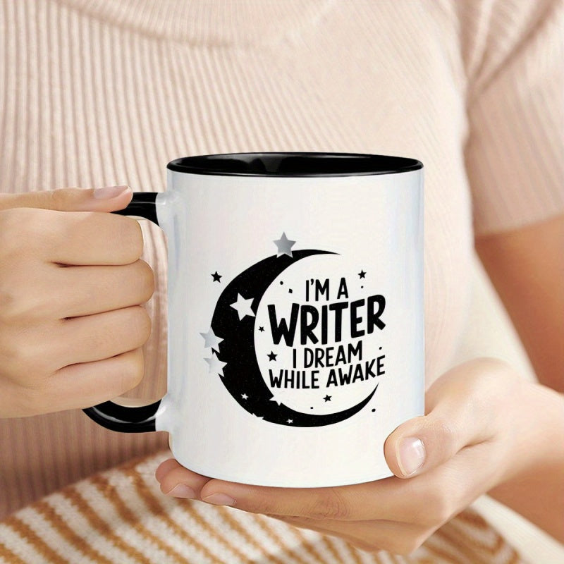 Tailorly Black Accent 11 oz Mug - im writing in text