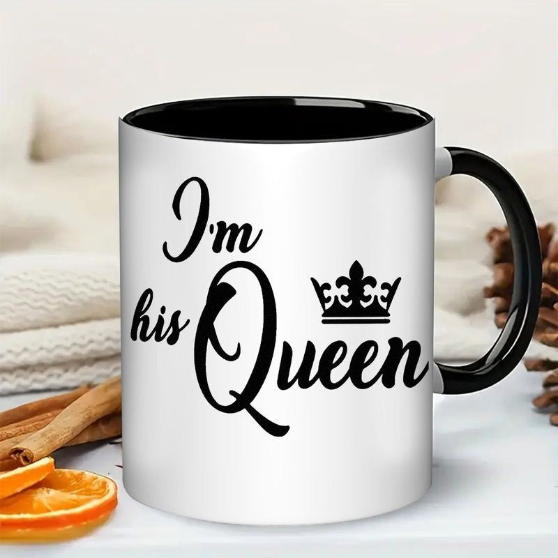 Tailorly Black Accent 11 oz Mug - elegant cursive lettering