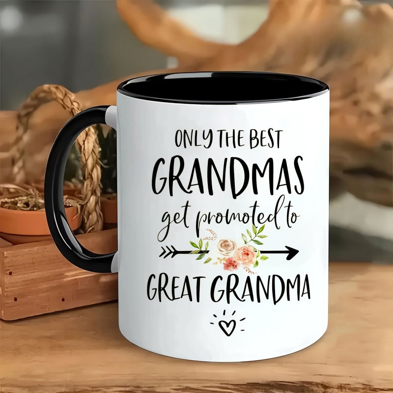 Tailorly Black Accent 11 oz Mug - grandmas get to great grandma design