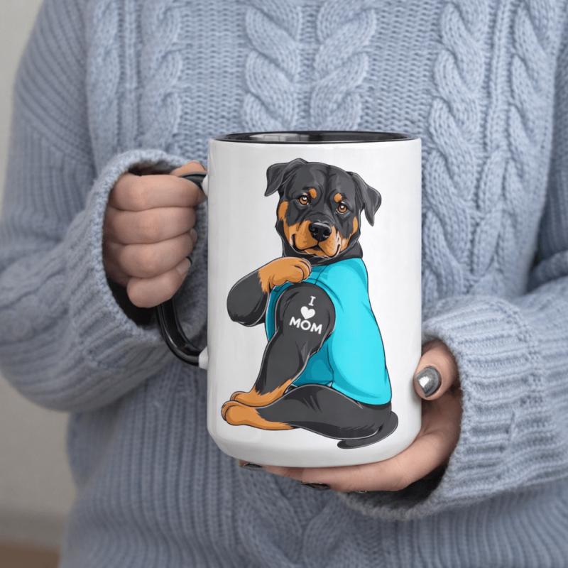 Tailorly Black Accent 11 oz Mug - tattoo i love