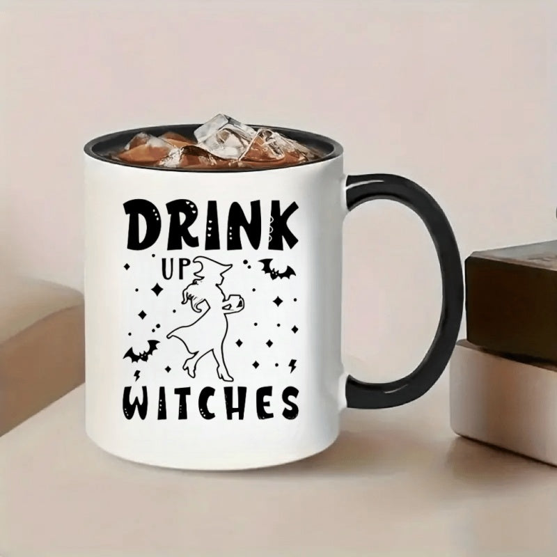 Tailorly Black Accent 11 oz Mug - witches