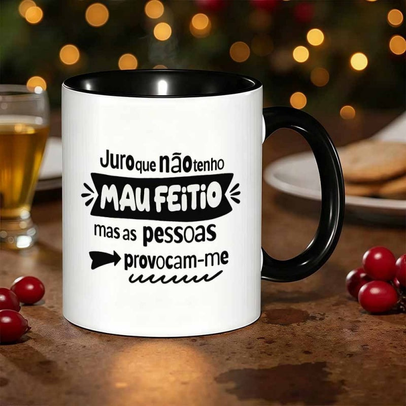 Tailorly Black Accent 11 oz Mug - this unique 11oz ceramic mug is perfect for coffee tea or as a humorous gift its an ideal present for occasions like