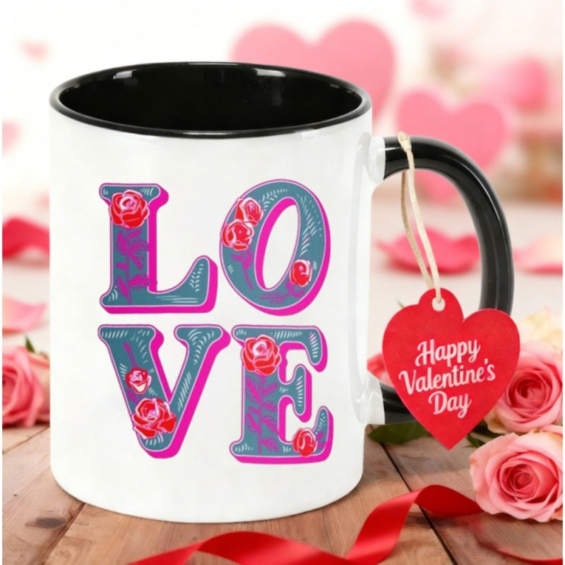 Tailorly Black Accent 11 oz Mug - one 11oz coffee mug for valentines day featuring a a humorous gift for birthdays or anniversaries for