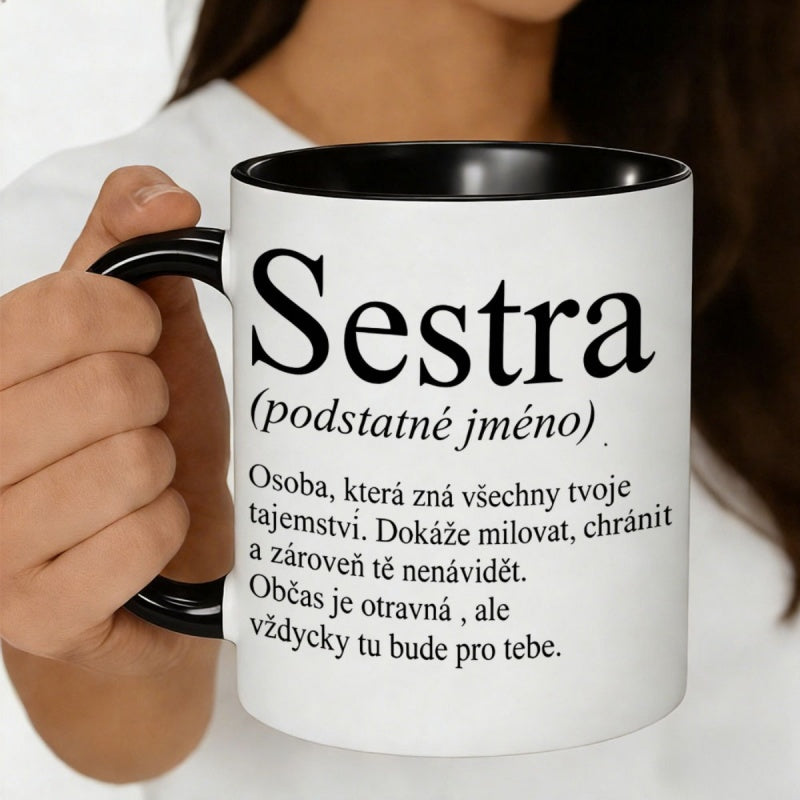 Tailorly Black Accent 11 oz Mug - the one your secrets loves and protects you sometimes